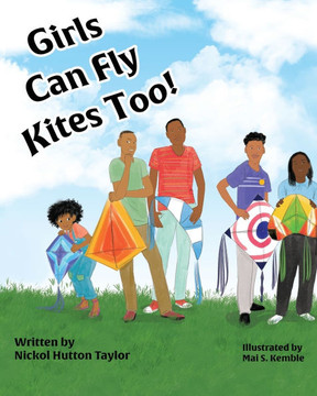 Girls Can Fly Kites Too ! - Large Print