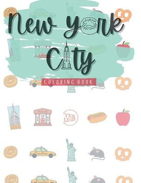 New York City Coloring Book - Large Print