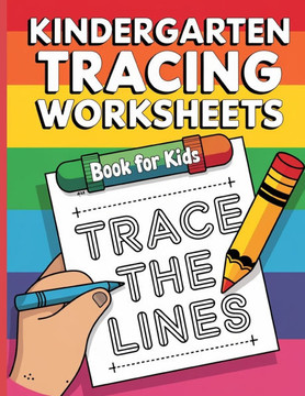 Kindergarten Tracing Workbook for Kids: Activity Book for Toddlers, Preschool Book for Kids, Educational Books for Children - Large Print