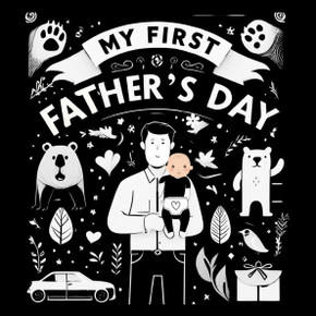 High Contrast Baby Book - Father's Day: My First Fathers Day For Newborn, Babies, Infants High Contrast Baby Book of Family days Black and White Baby High Contrast Baby Book - Father's Day: My First Fathers Day For Newborn, Babies, Infants High Contrast Baby Book of Family days Black and White Baby