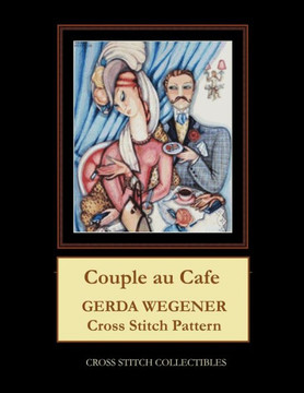 Couple au Cafe: Gerda Wegener Cross Stitch Pattern
