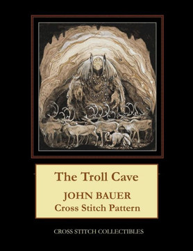 The Troll Cave: John Bauer Cross Stitch Pattern