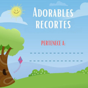 Tiernos Recortes: Para niños de 3 a 6 años