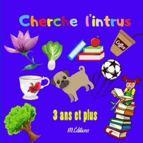 Cherche l'intrus: Livre de jeu amusant pour enfants retrouver l'intrus dès 2 ans observation cadeaux idéal pour tout petit 50 pages avec