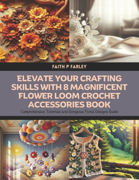 Elevate Your Crafting Skills with 8 Magnificent Flower Loom Crochet Accessories Book: Comprehensive Tutorials and Gorgeous Floral Designs Guide