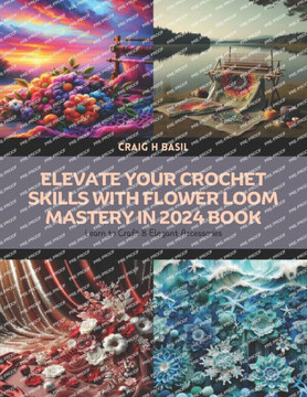 Elevate Your Crochet Skills with Flower Loom Mastery in 2024 Book: Learn to Craft 8 Elegant Accessories