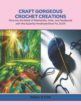 Craft Gorgeous Crochet Creations: Dive into the World of Washcloths, Hats, and Headbands with this Expertly Handmade Book for 2024