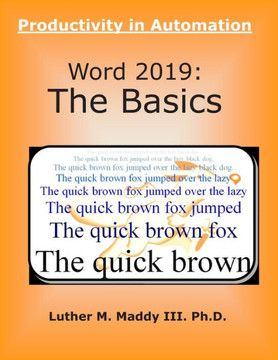 Word 2019: The Basics