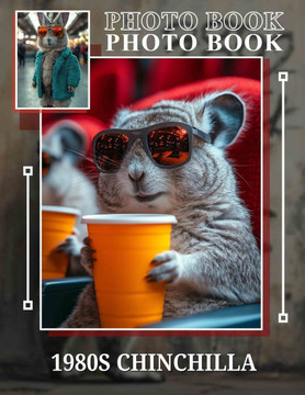 1980s Chinchilla Photo Book: Nostalgic Collection Featuring 40 Iconic Images Of Chinchillas Celebrating The Vibrant 1980s Era