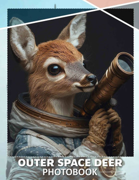Outer Space Deer Photo Book: Explore 40 Stunning Images Of Celestial Creatures In Unique Cosmic Settings