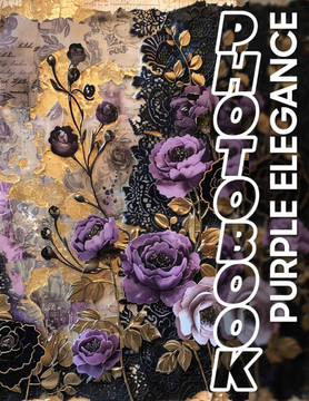 Purple Elegance Photo Book: 40 Stunning Images Showcasing Graceful Designs And Rich Purple Hues For Inspiration