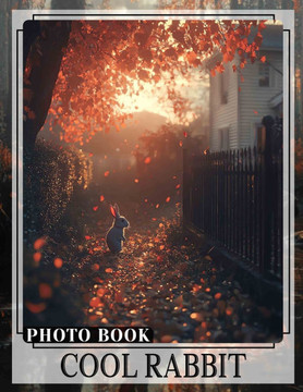 Cool Rabbit Photo Book: 40 Unique Images Featuring Stylish Rabbits For Animal Lovers To Enjoy