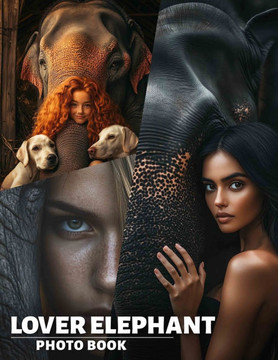 Lover Elephant Photo Book: 40 Stunning Images Of Gentle Giants For Animal Lovers, Gift Seekers, And Nature Enthusiasts