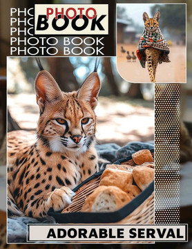 Adorable Serval Photo Book: Stunning Collection Featuring 40 Unique Images Of The Playful African Cat