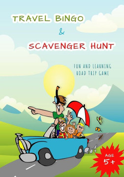 Travel Bingo and Scavenger Hunt: Road trip game