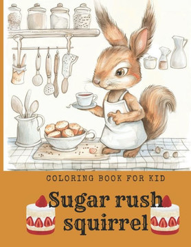 coloring book for kid 8-12: Sugar Rush Squirrel Bakery coloring book for kid 8-12: Sugar Rush Squirrel Bakery