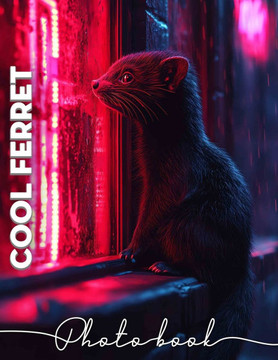Cool Ferret Photo Book: Collection Featuring 40 Unique Images Of Playful Ferrets For Animal Lovers