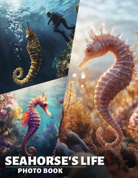 Seahorse's Life Photo Book: Exploring The Fascinating World of Seahorses Through 40 Stunning Images For Nature Lovers