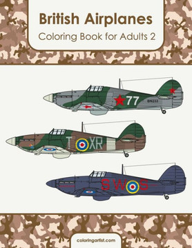 British Airplanes Coloring Book for Adults 2