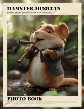 Hamster Musician Photo Book: Adorable Rodents Playing Instruments Captured in 40 Charming Images