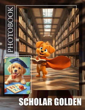 Scholar Golden Photo Book: Explore 40 Stunning Images Celebrating Academic Excellence and Wisdom with Elegance