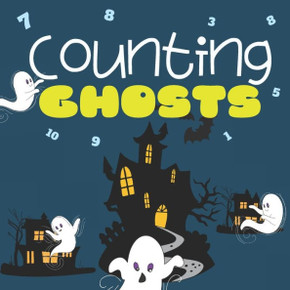 Counting Ghosts: Halloween Themed Counting Book For Toddlers, Counts From 1 to 10 - Great For Stay-At-Home Fun And Car Rides
