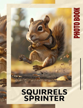 Squirrels Sprinter Photo Book: Captivating Images Showcasing Agile Rodents in 40 Stunning Photos