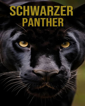 Schwarzer Panther: Kinderbücher mit erstaunlichen Bildern und lustigen Fakten über Tiere in der Natur über Schwarzer Panther für Kinder