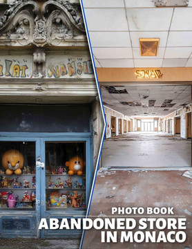 Abandoned Store in Monaco Photo Book: Explore 40 Stunning Images Capturing the Charm of Monaco's Forgotten Shops