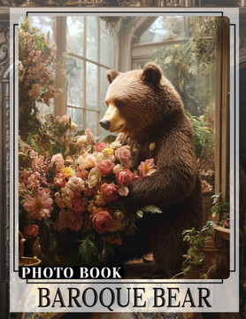 Baroque Bear Photo Book: 40 Elegant Images Of Bears In Baroque Style For Art Lovers To Enjoy