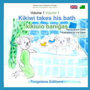 Kikiwi takes his bath: kikiuio baniĝas