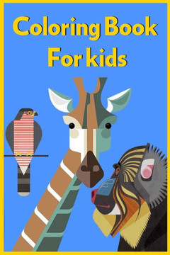 Coloring Books For kids: for kids 3-8 Age/coloring books animals / Sticker Kids /Coloring Gift Book/24 Pages