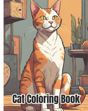 Cat Coloring Book: Stress Relieving Cats, Cute Little Cat and Kittens to Color for Girls and Boys