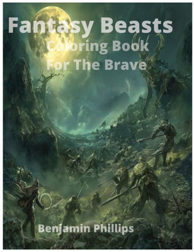 Fantasy Beasts Coloring Book: Coloring Book For The Brave