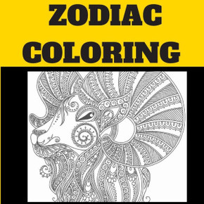 Zodiac coloring: beautiffuly women zodiac diguise and Astrological Designs Coloring Book for Adults for Stress Relief and Relaxation