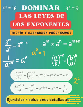 Dominar las Leyes de los Exponentes: Teoría, Ejercicios Progresivos y Soluciones Detalladas