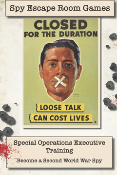 Spy Escape Room Games: Special Operations Executive Training - become a Second World War Spy