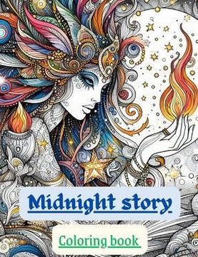 Midnight story: Coloring book