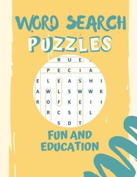 Word search puzzle FUN AND EDUCATION: Kids and Adult Word Search Puzzles - Large Print