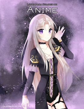 Livro Para Colorir De Anime 1 (Portuguese Edition)