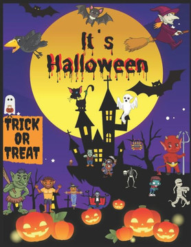 It's Halloween: I Spy Spooky Learning Activity Book For Kids - Large Print