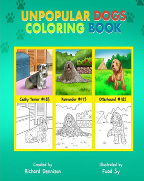 Unpopular Dogs Coloring Book