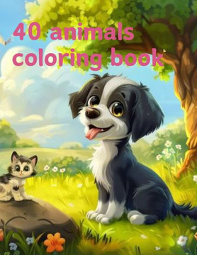 40 Animal Coloring Book