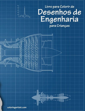 Livro para Colorir de Desenhos de Engenharia para Crianças