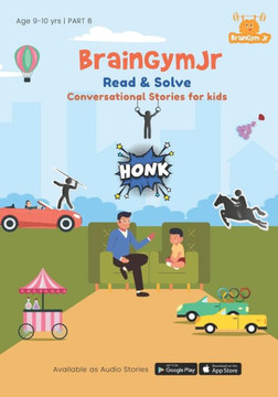 BrainGymJr: Read and Solve (9-10 years) - VI: A collection of short, conversational audio stories in English.