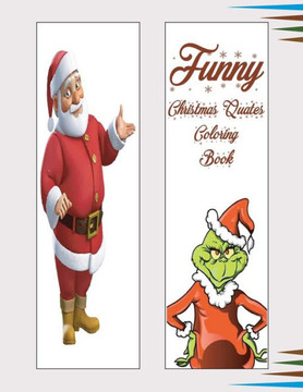 Funny Christmas Quotes Coloring Book