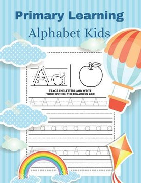 Primary learning alphabet kids: Jounal letters tracing interior.