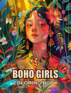 Boho Girls Coloring Book: New and Exciting Designs Suitable for All Ages