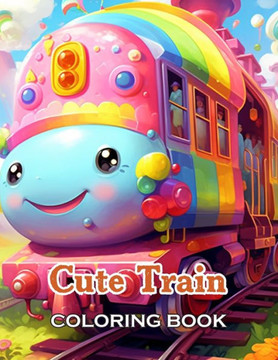 Cute Train Coloring Book: 100+ Unique and Beautiful Designs for All Fans