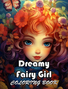Dreamy Fairy Girl Coloring Book: 50+ Amazing Coloring Pages for All Ages
